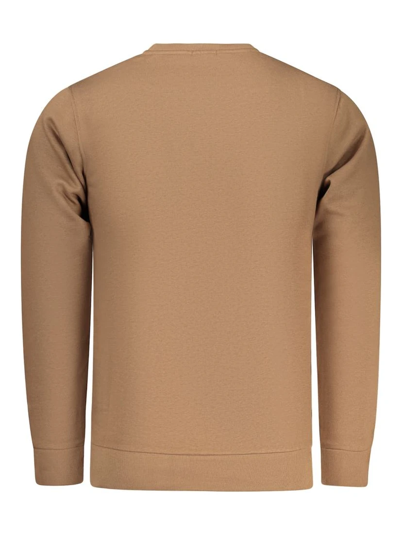 Marrone Cotton Men Sweatshirt