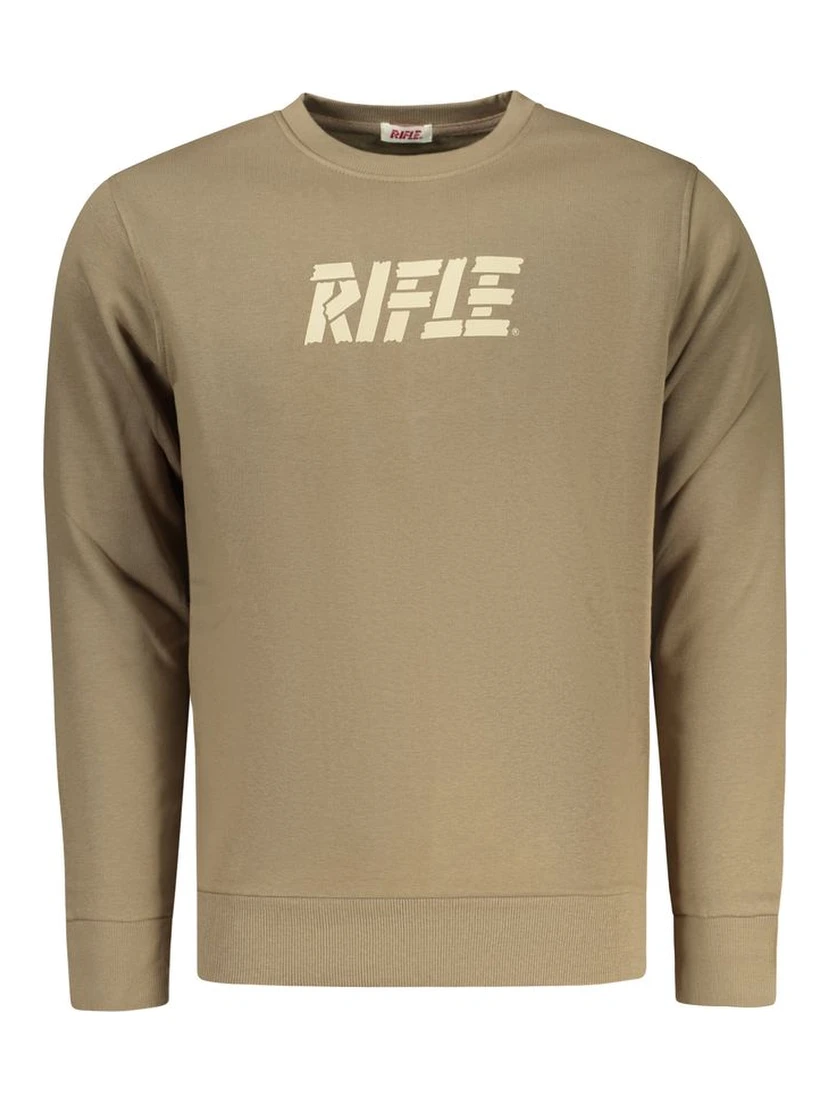 Marrone Cotton Men Sweatshirt