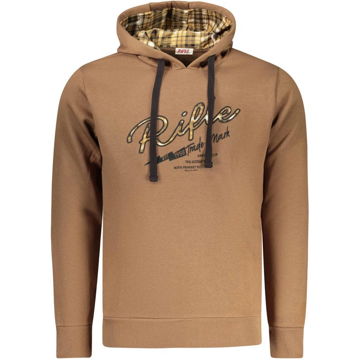 Marrone Cotton Men Sweatshirt