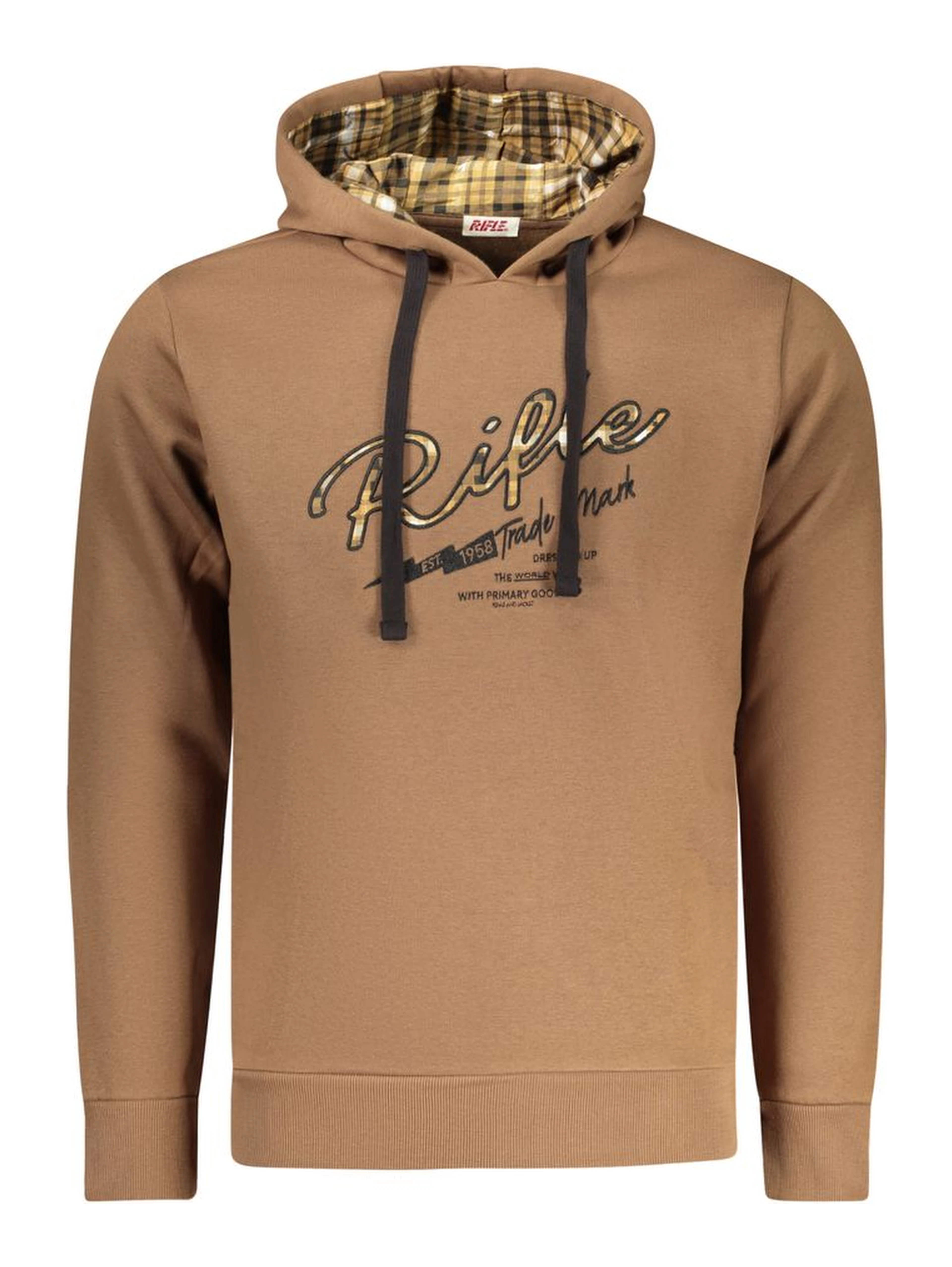 Marrone Cotton Men Sweatshirt