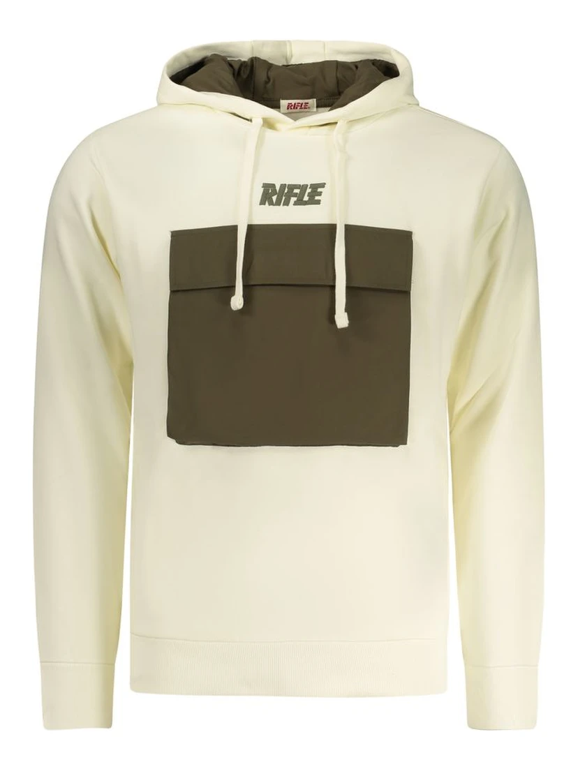White Cotton Men's Sweatshirt