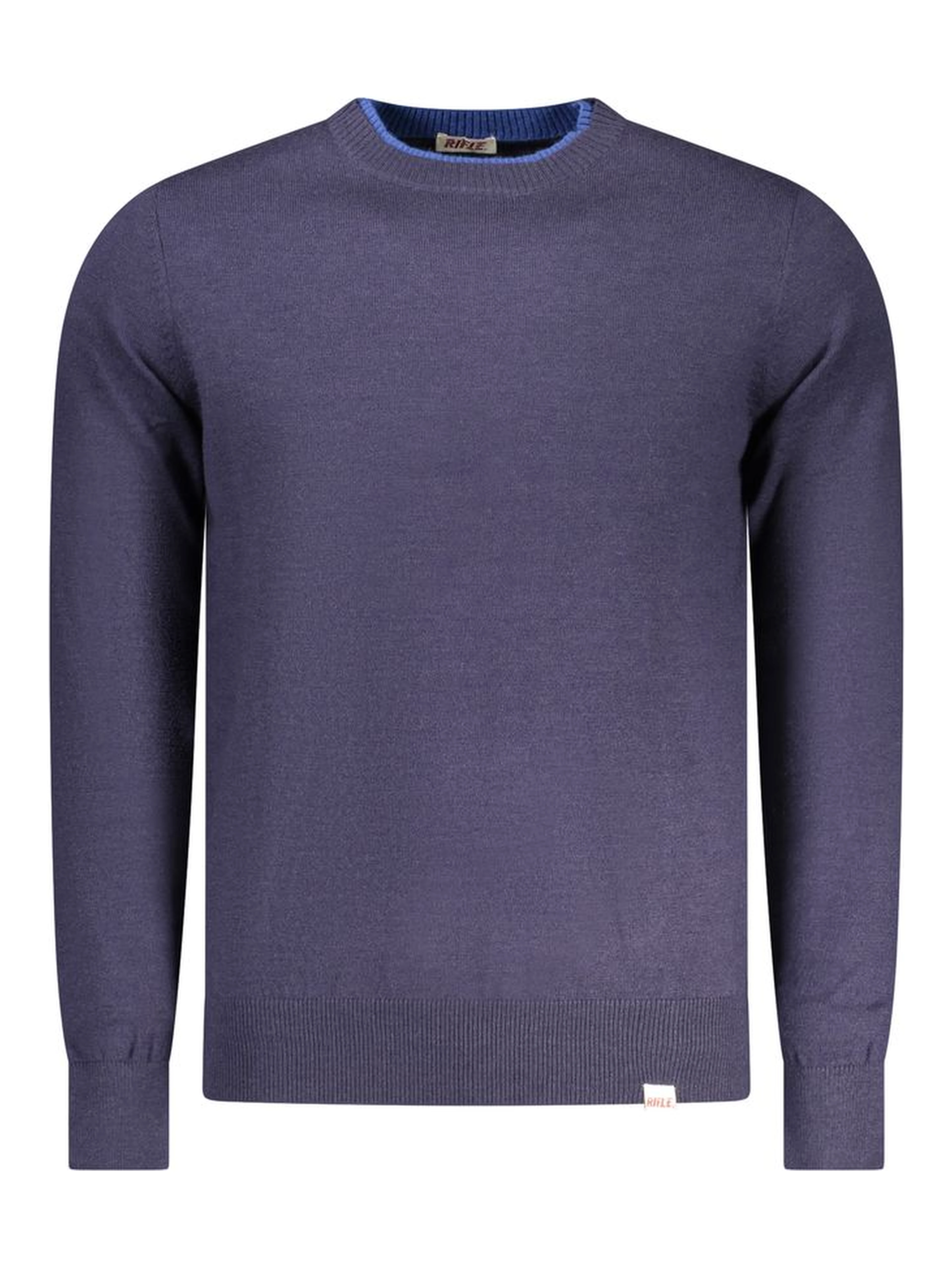 Blue Polyester Men's Sweater