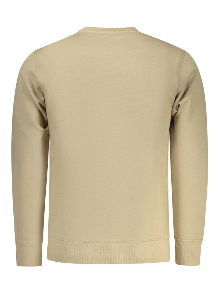 Beige Cotton Men Sweatshirt alternative