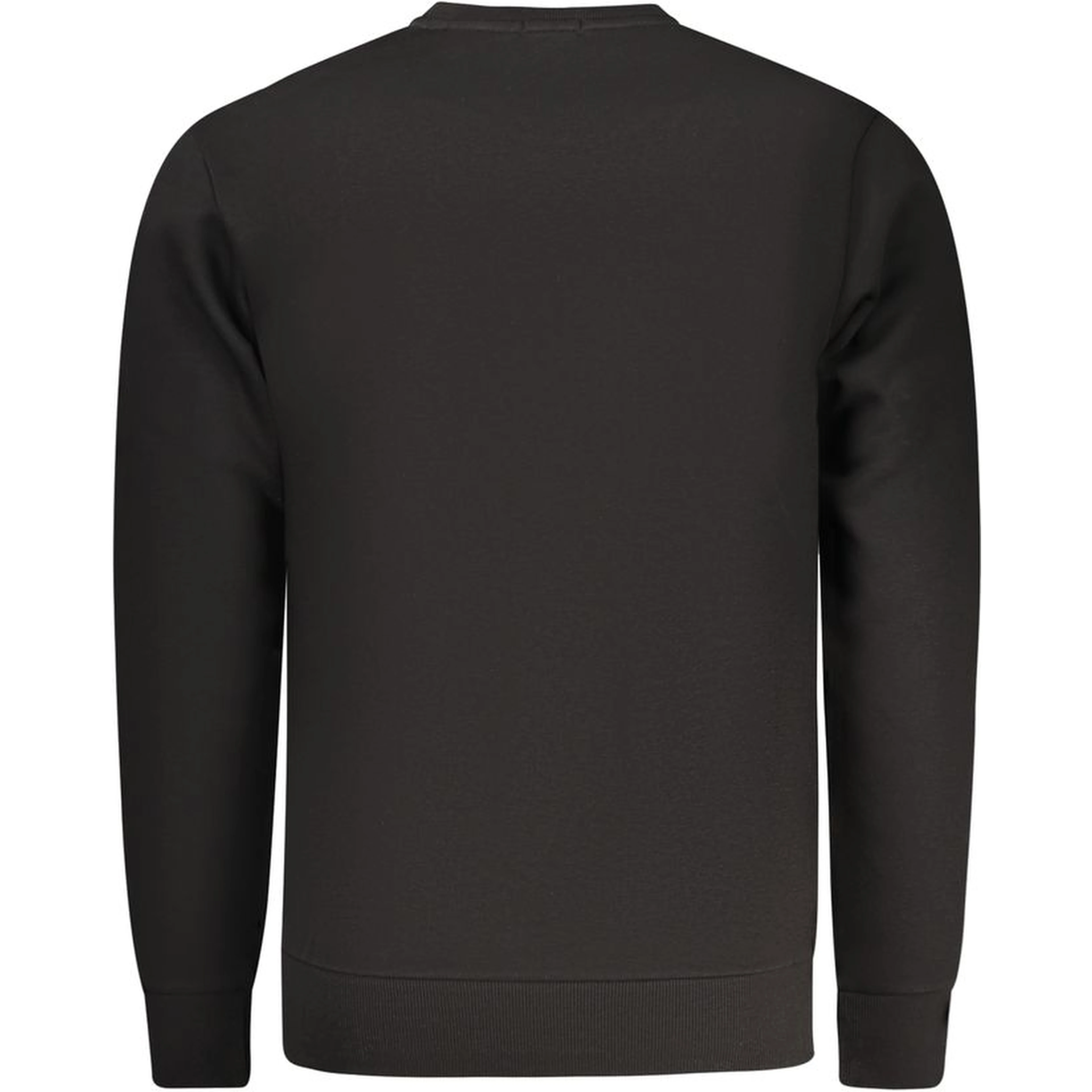Black Cotton Men's Sweatshirt