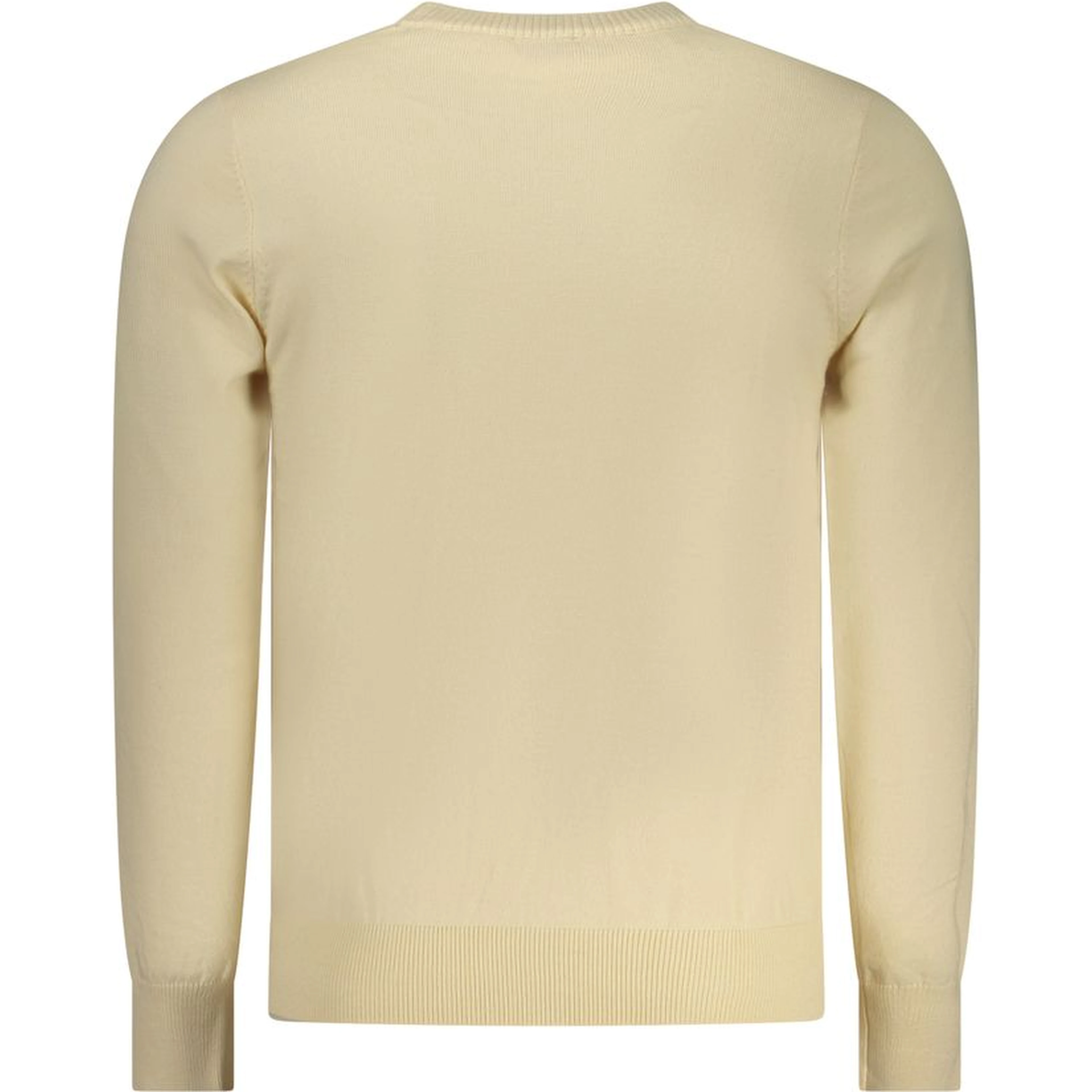 Beige Polyester Men's Sweater