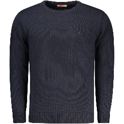 Blue Acrylic Men's Sweater