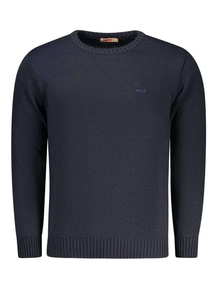 Blue Acrylic Men's Sweater