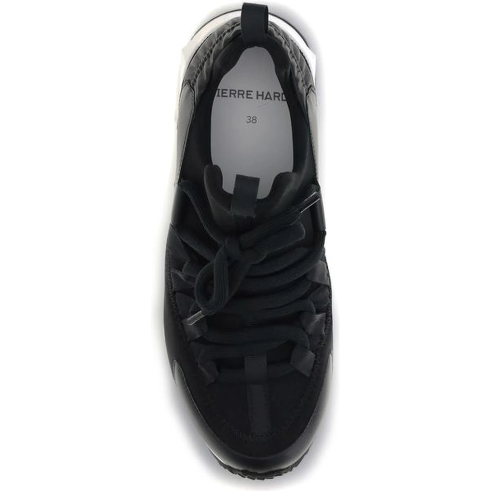 Black Neoprene Athletic Sneakers