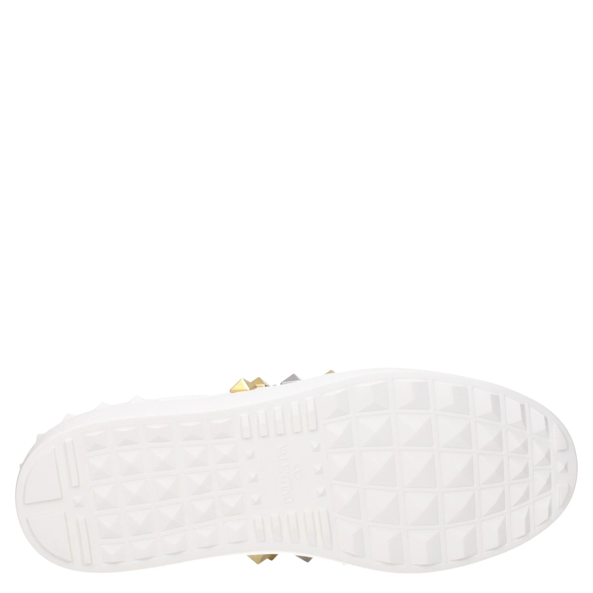 White Leather Low Top Sneakers