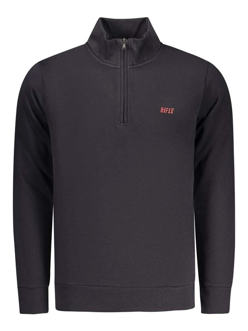 Blue Cotton Men Sweatshirt