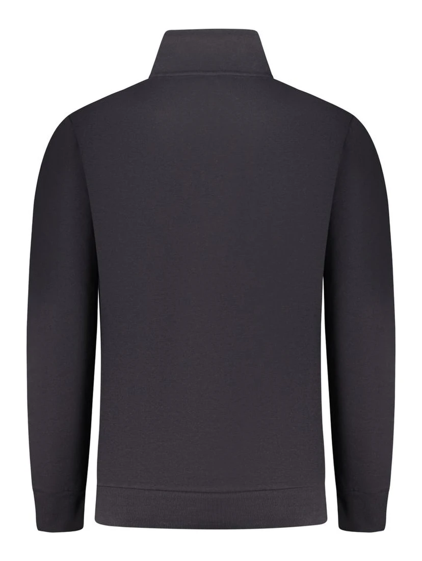 Blue Cotton Men Sweatshirt