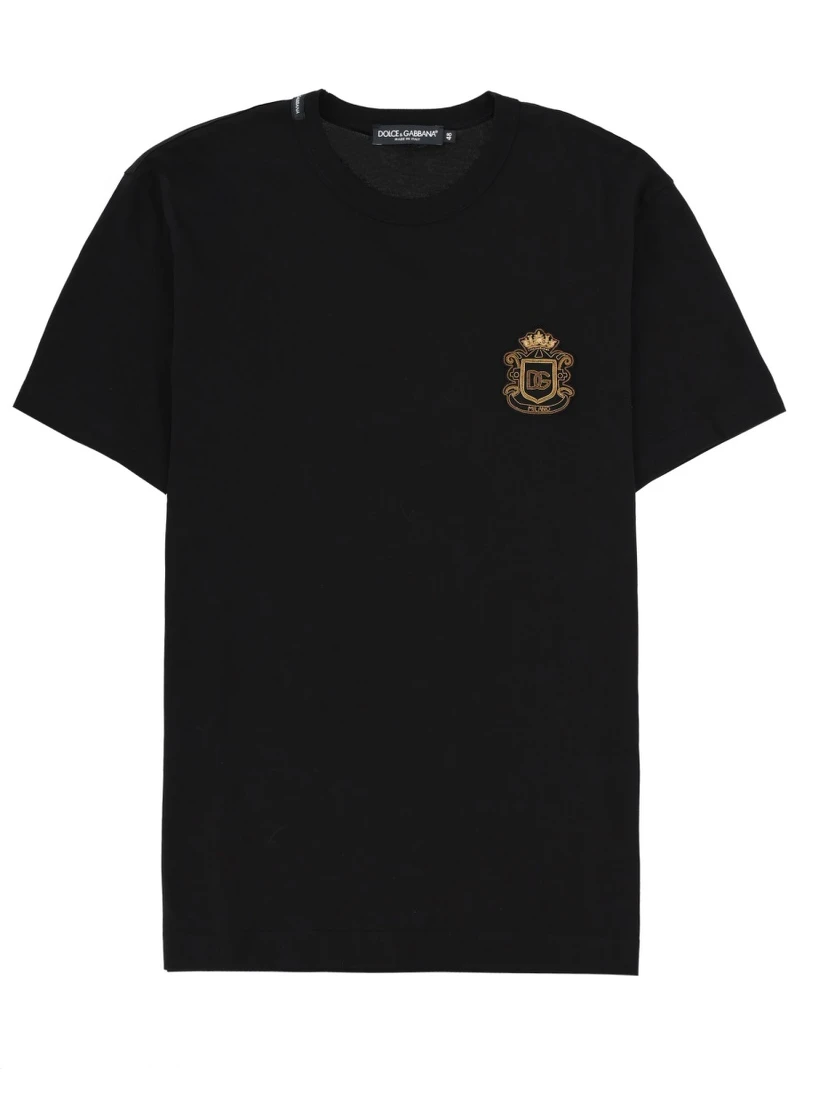 T-SHIRT WITH HERALDIC LOGO
