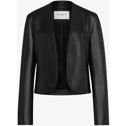 Leather blazer