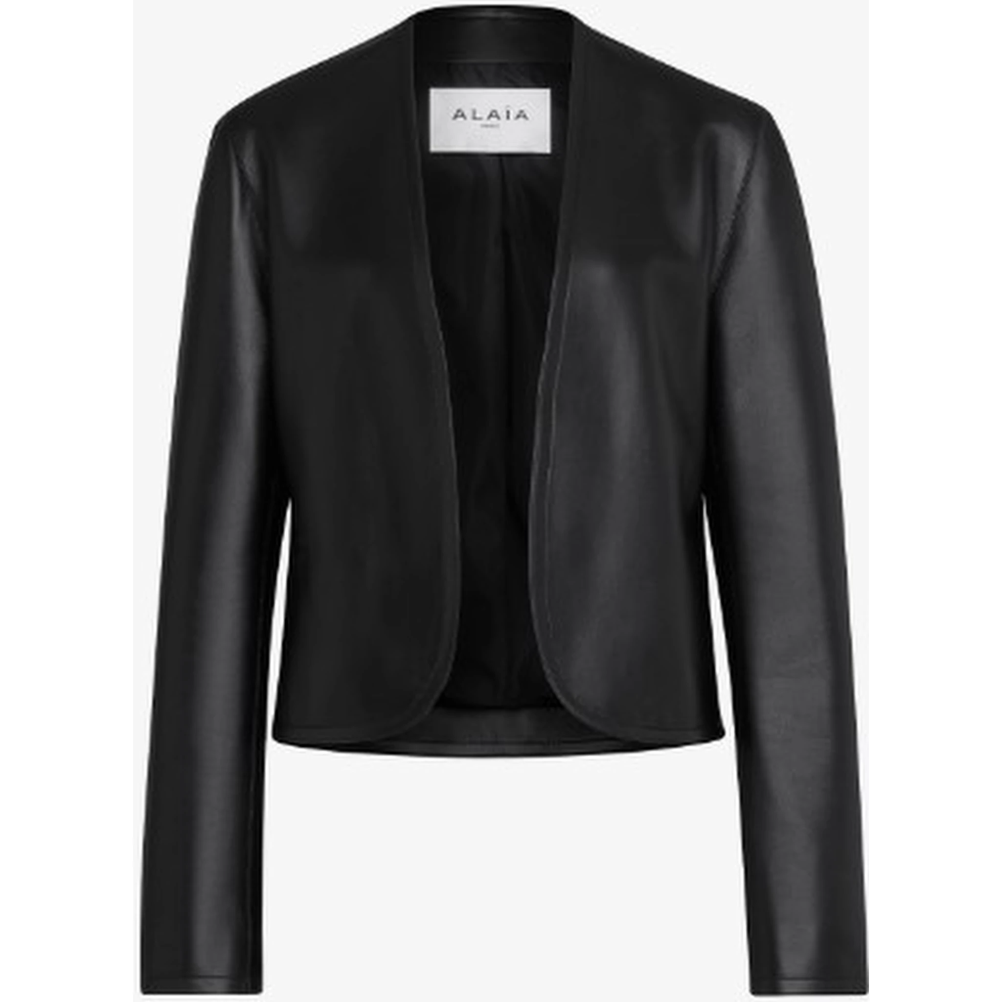 Leather blazer