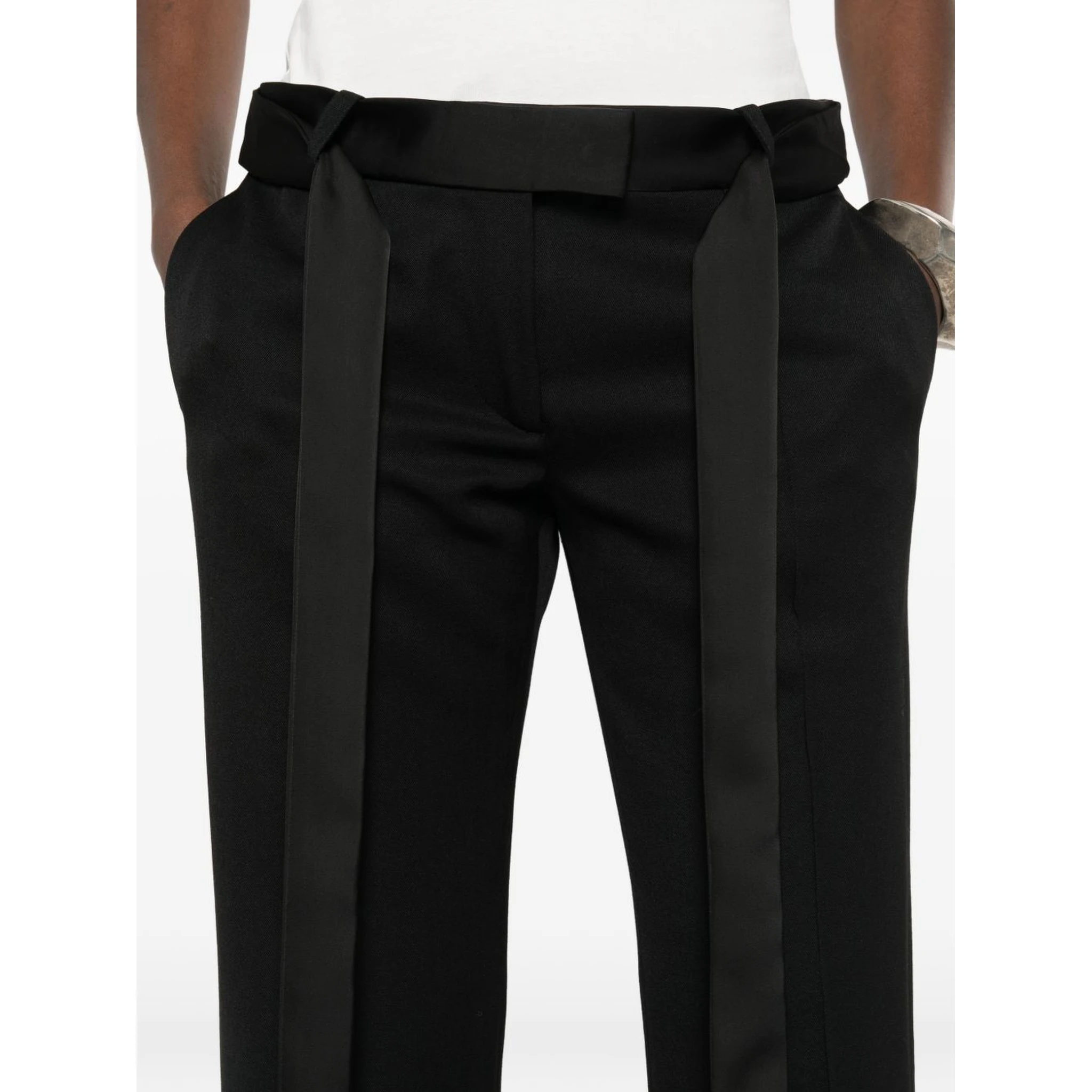 The Attico Trousers Black