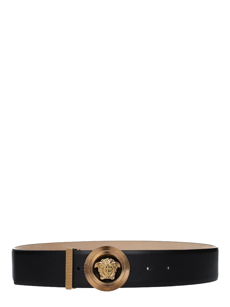 Black Leather Regular Belt