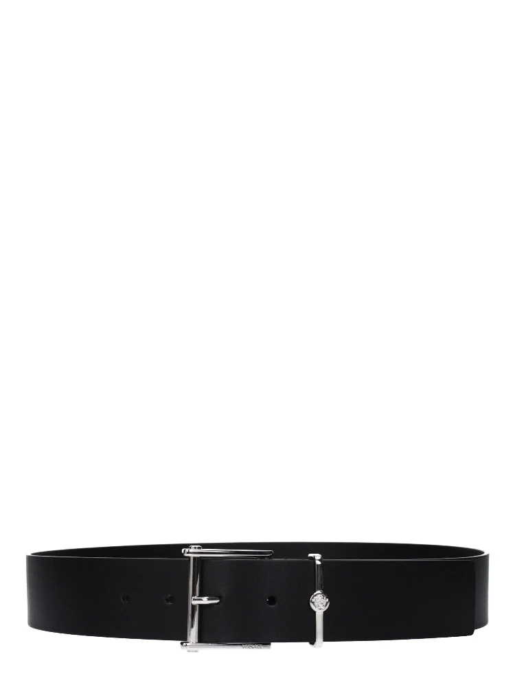 Black Leather Regular Belt