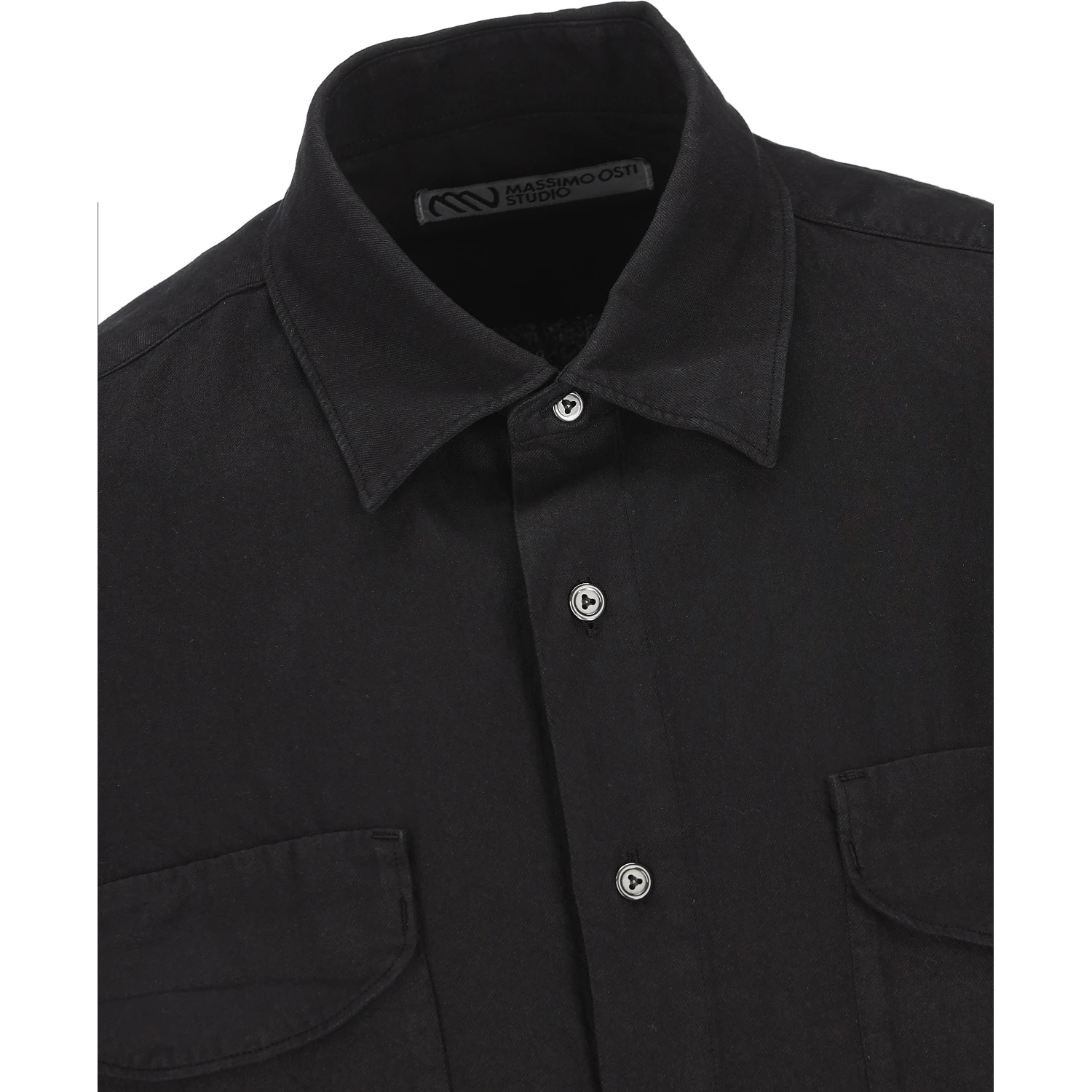 MASSIMO OSTI STUDIO Shirts Black
