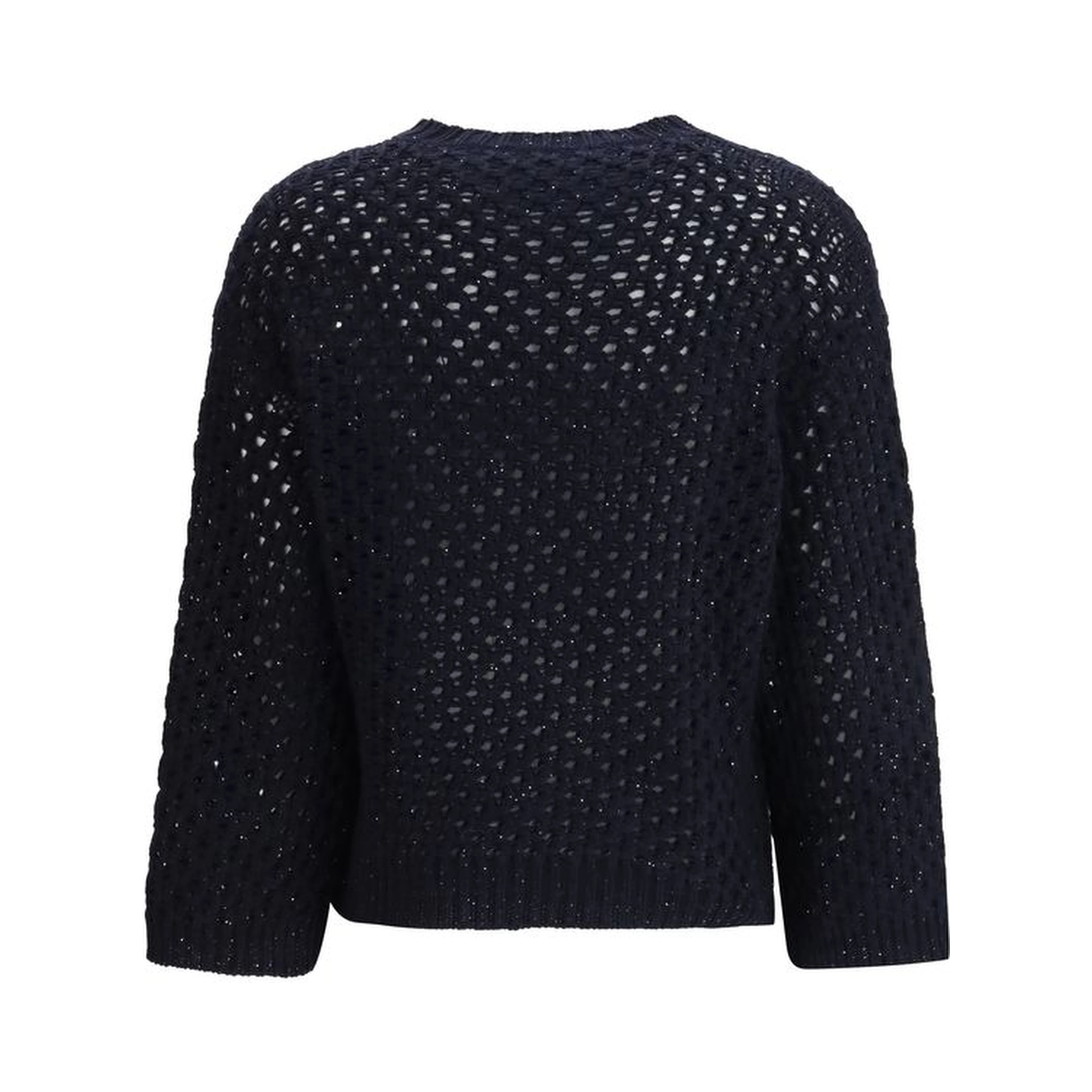 Black Fleece Wool Sweatshirt