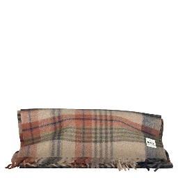 Marrone Polyester Men Scarf