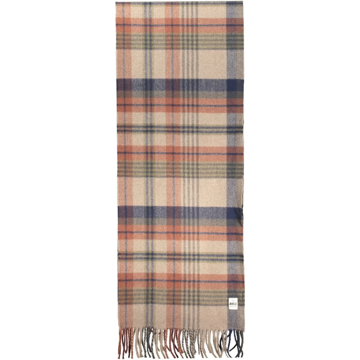 Marrone Polyester Men Scarf