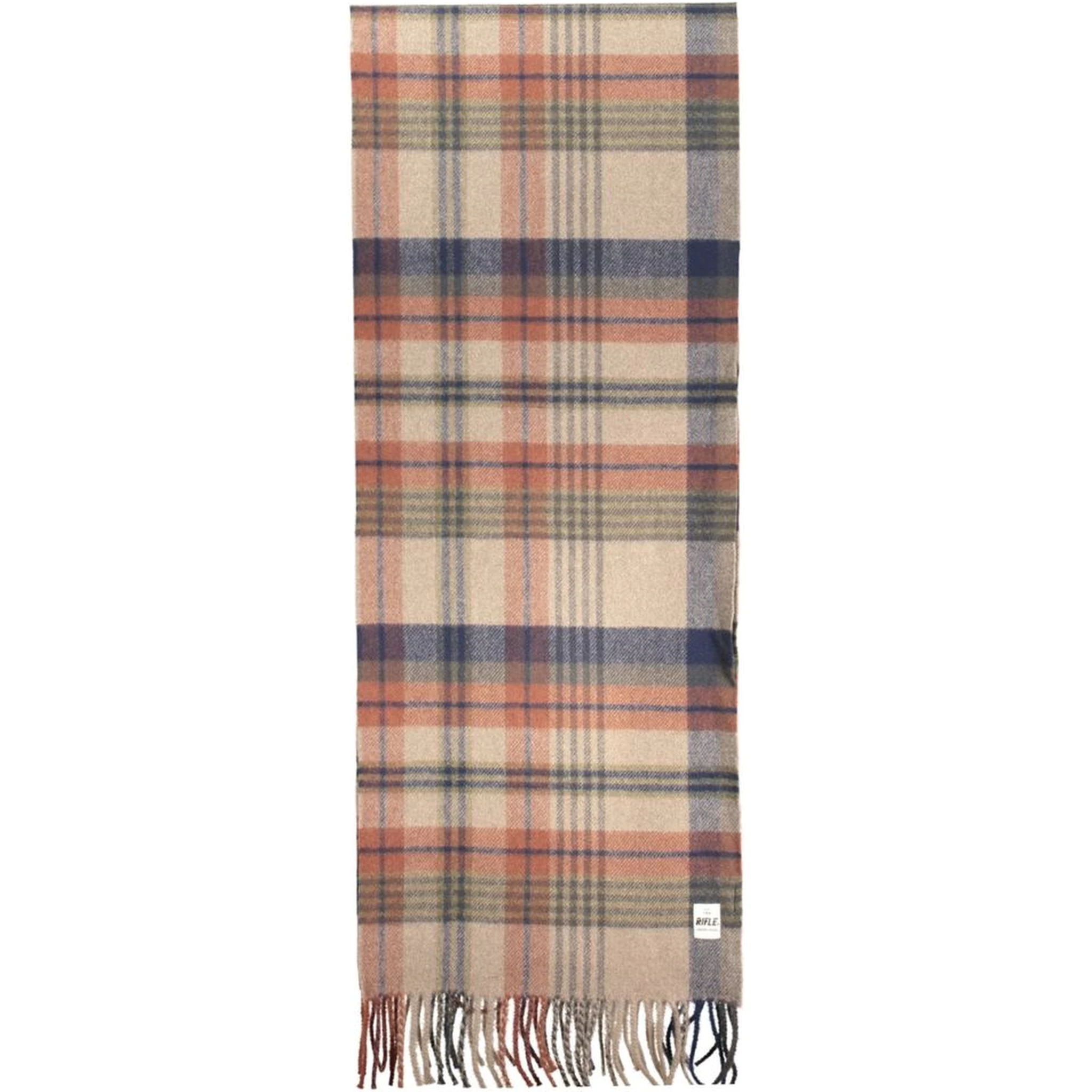 Marrone Polyester Men Scarf