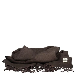 Marrone Poliestere Men Scarf
