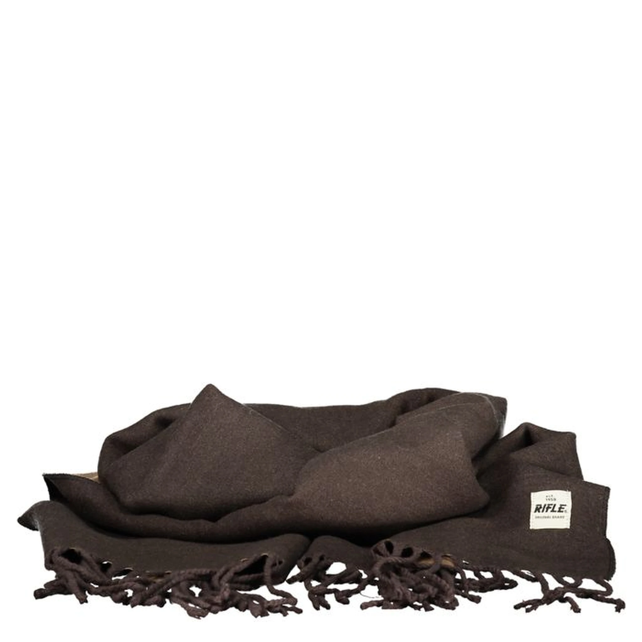 Marrone Poliestere Men Scarf