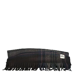 Black Polyester Mens Scarf