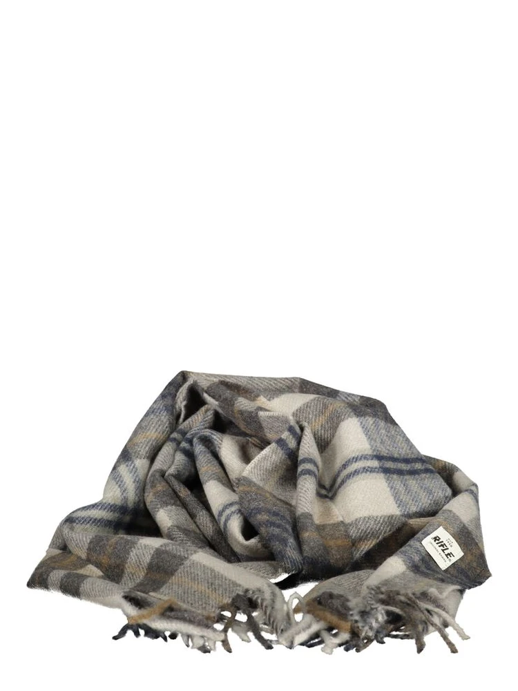 Grigio Polyester Men Scarf