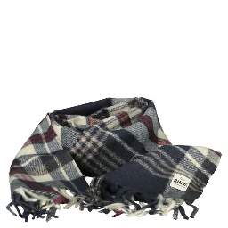 Blue Polyester Men Scarf