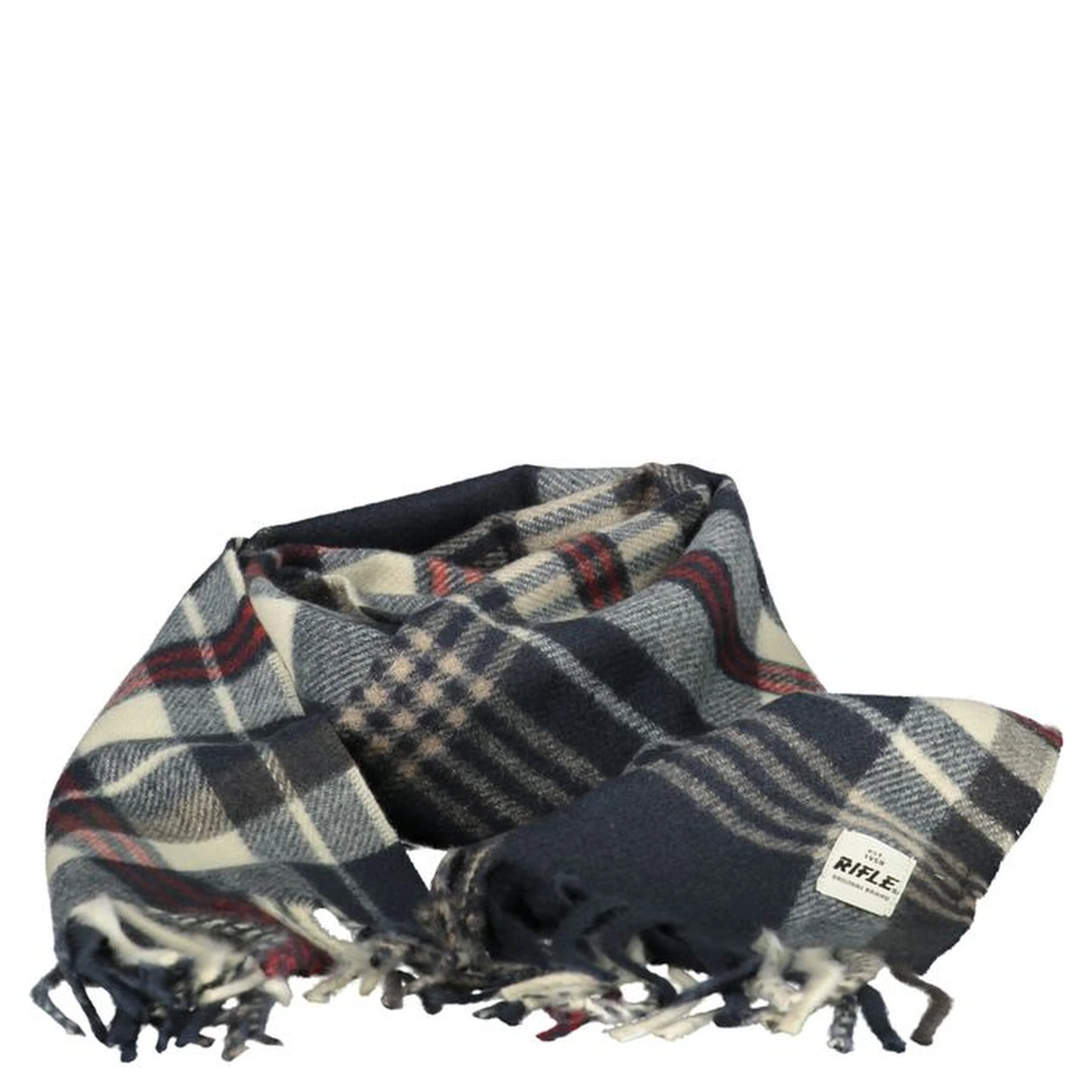 Blue Polyester Men Scarf