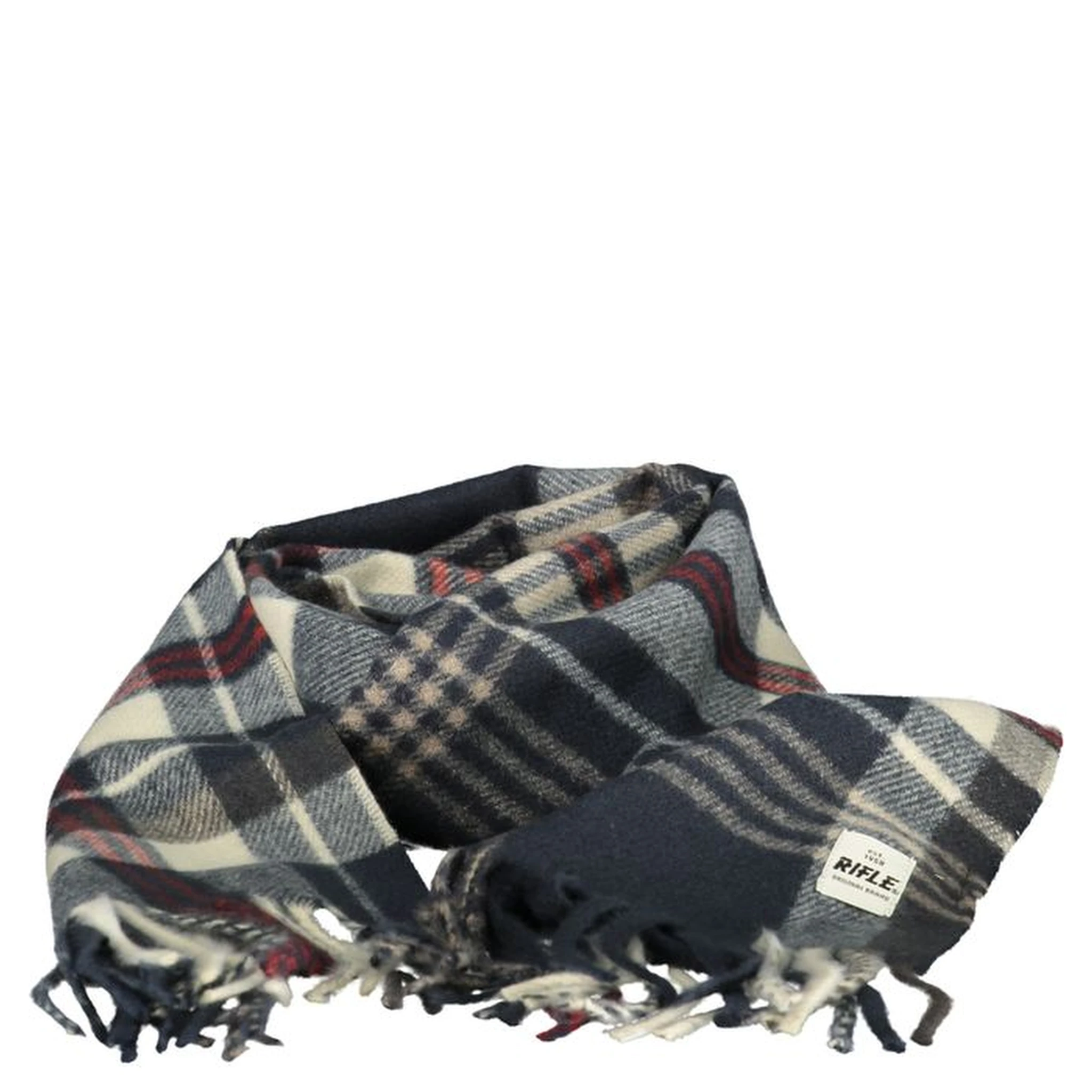 Blue Polyester Men Scarf