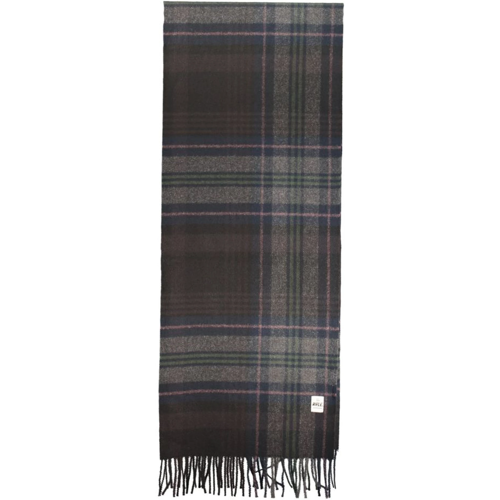 Black Polyester Mens Scarf