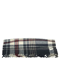 Blue Polyester Men Scarf