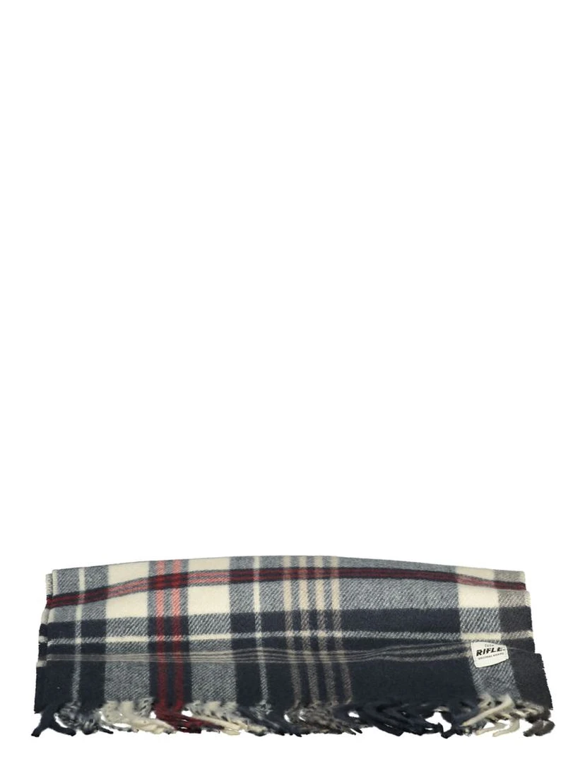 Blue Polyester Men Scarf