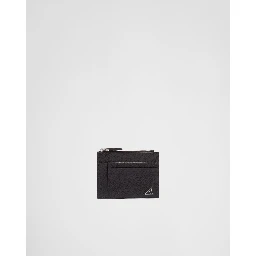 Card holder in Saffiano leather