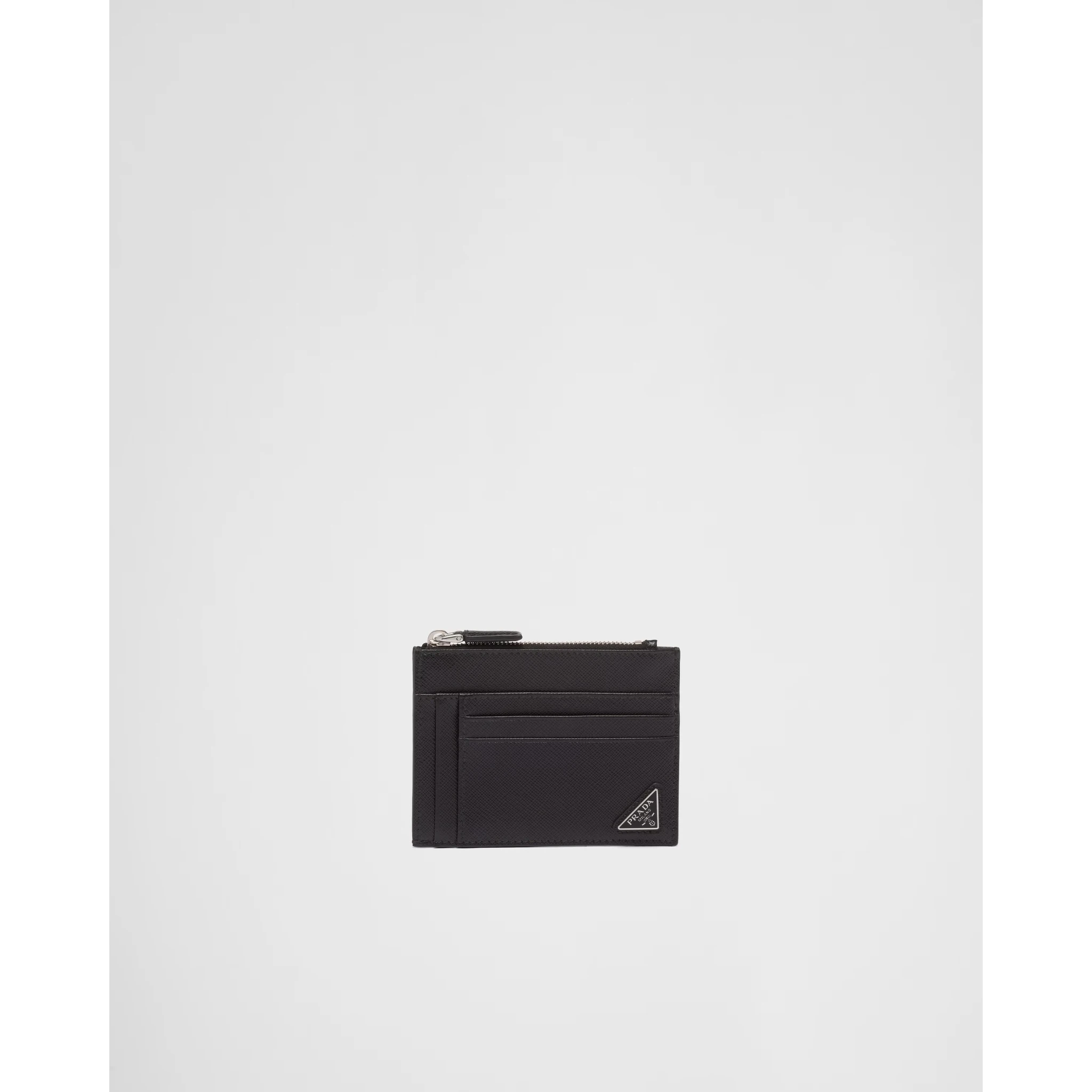 Card holder in Saffiano leather