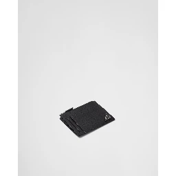 Card holder in Saffiano leather