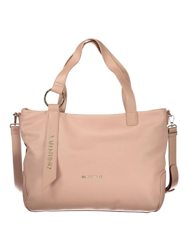 Rosa Poliuretano Women Handbag
