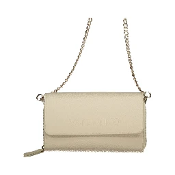Beige Polyurethane Women Wallet