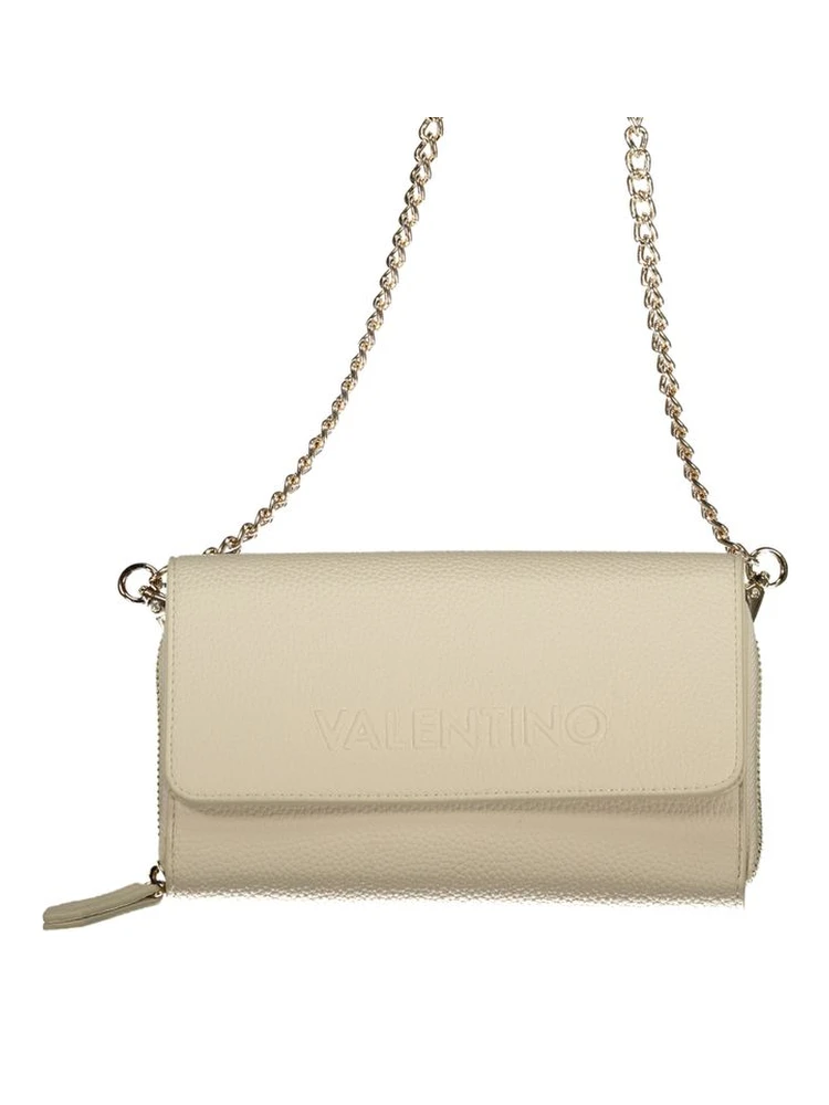 Beige Polyurethane Women Wallet