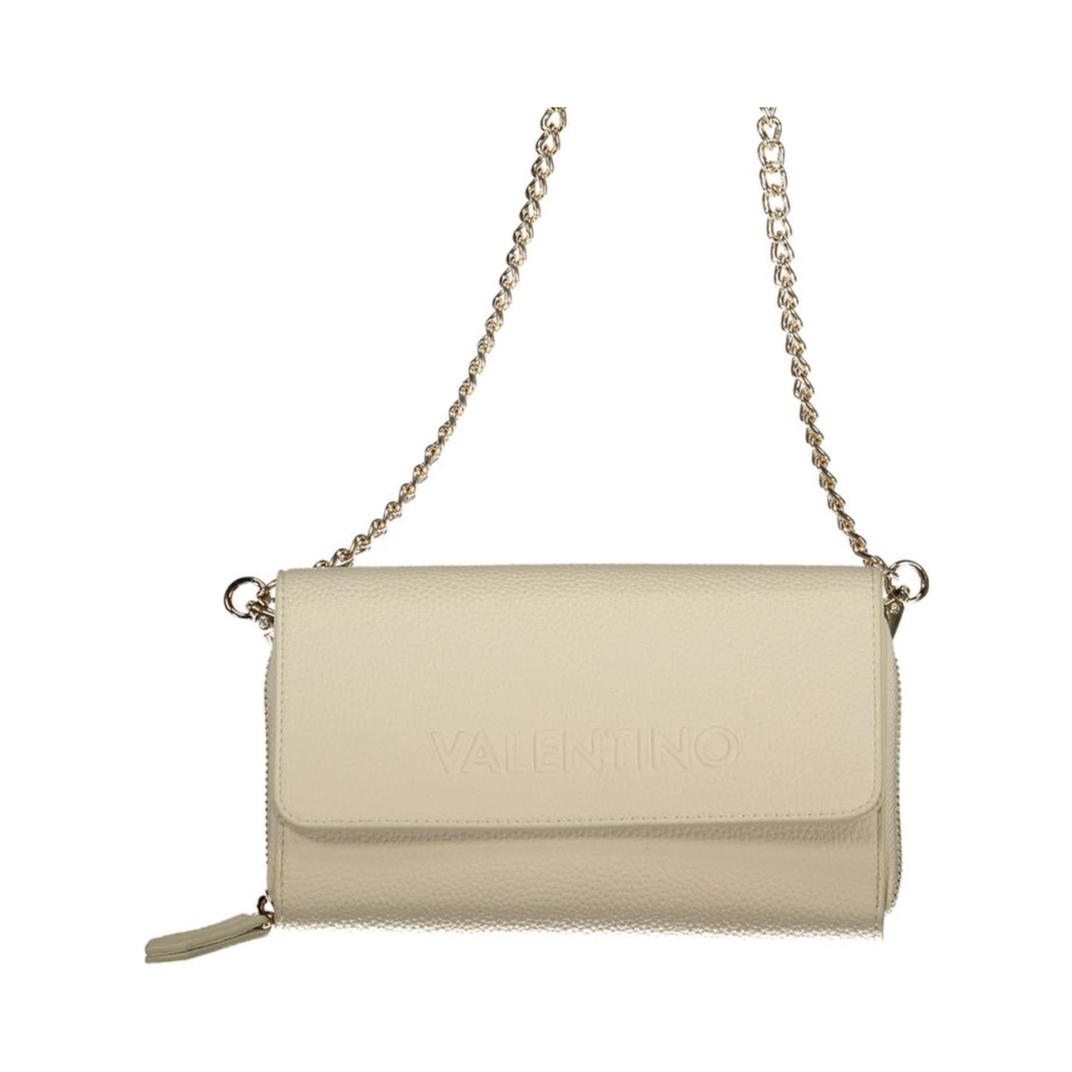 Beige Polyurethane Women Wallet