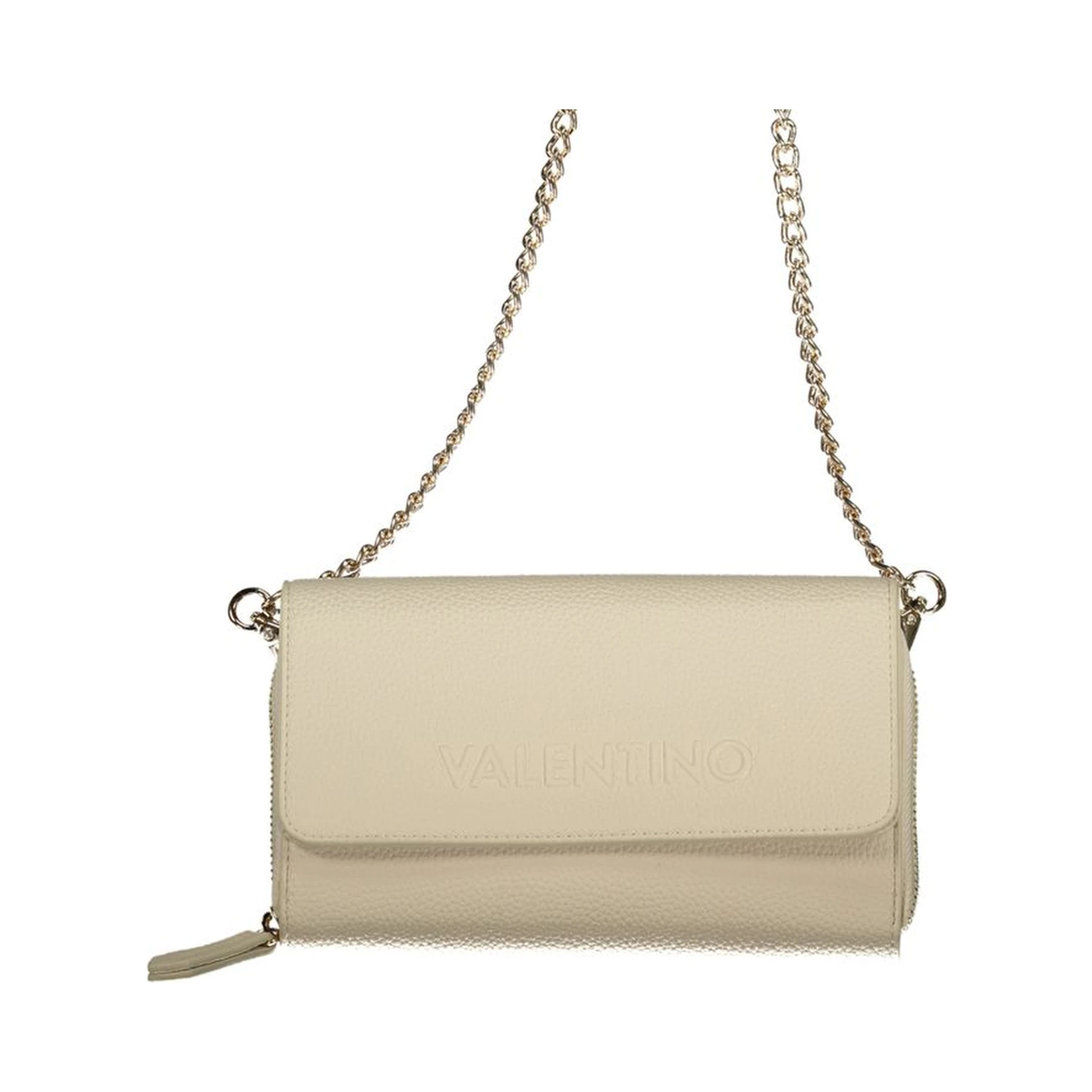 Beige Polyurethane Women Wallet