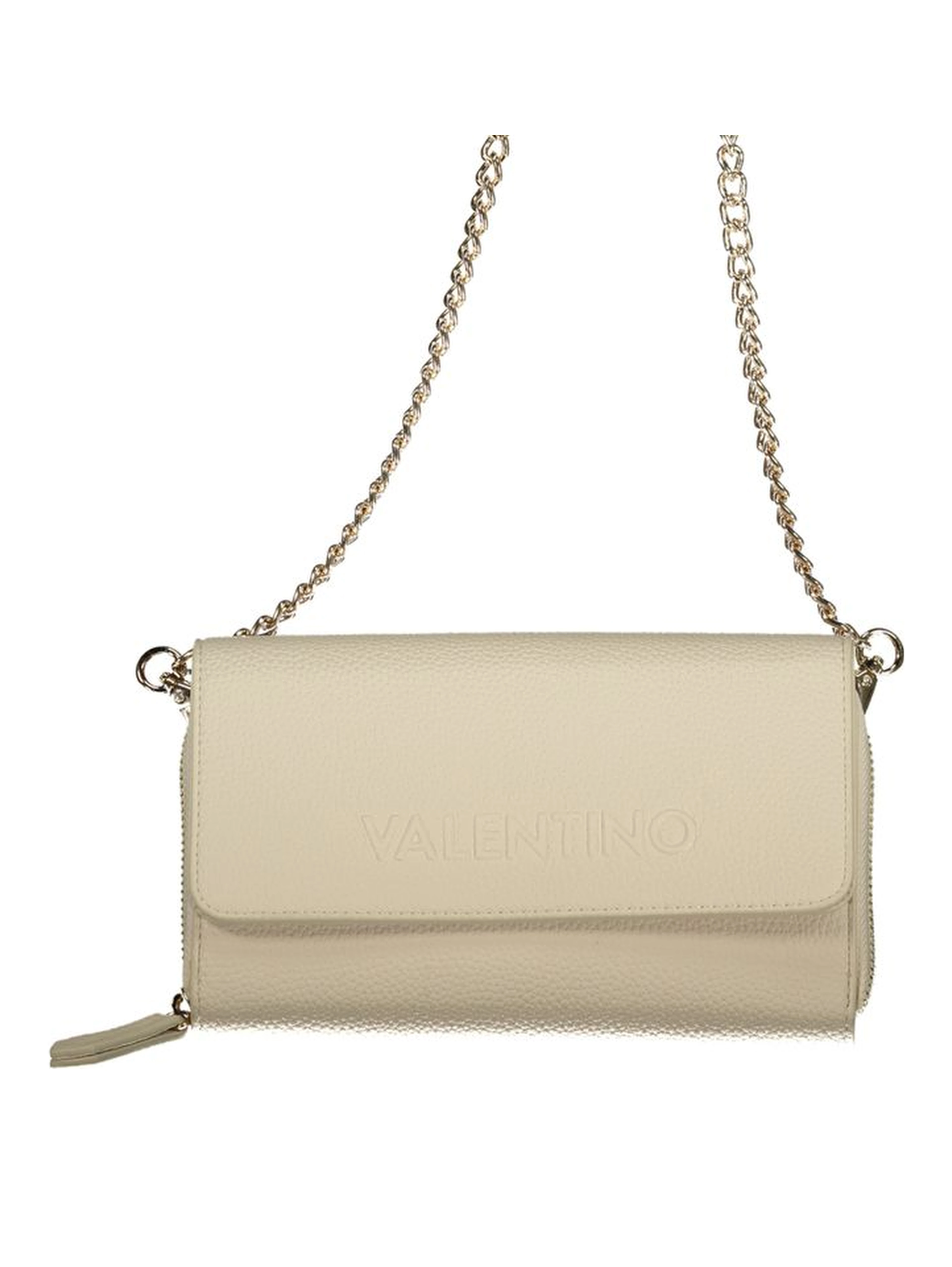 Beige Polyurethane Women Wallet