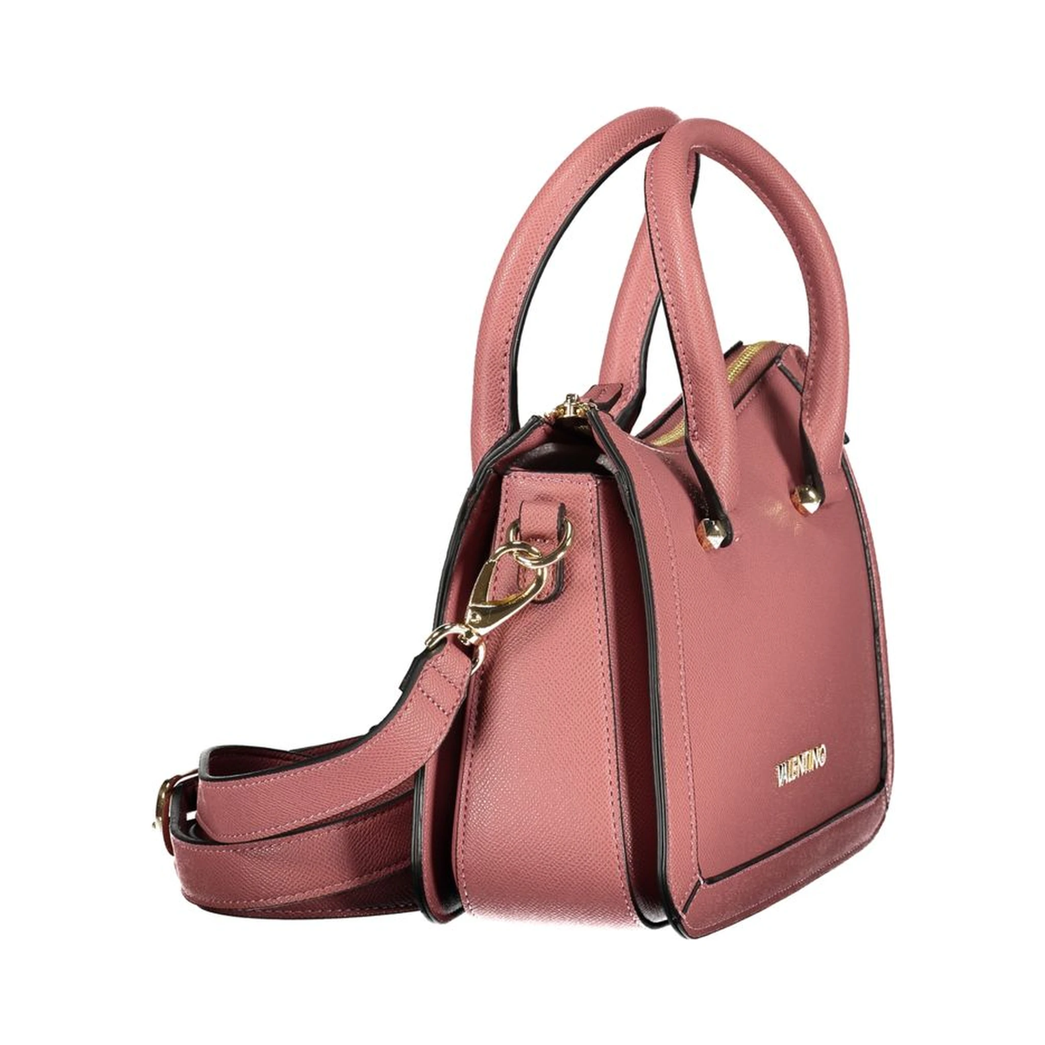 Rosa Poliuretano Women Handbag
