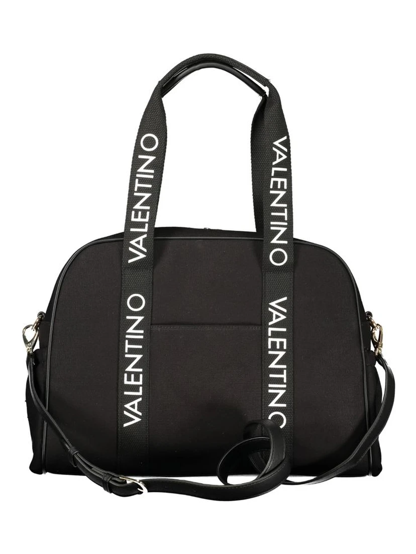 Black Cotton Women Handbag