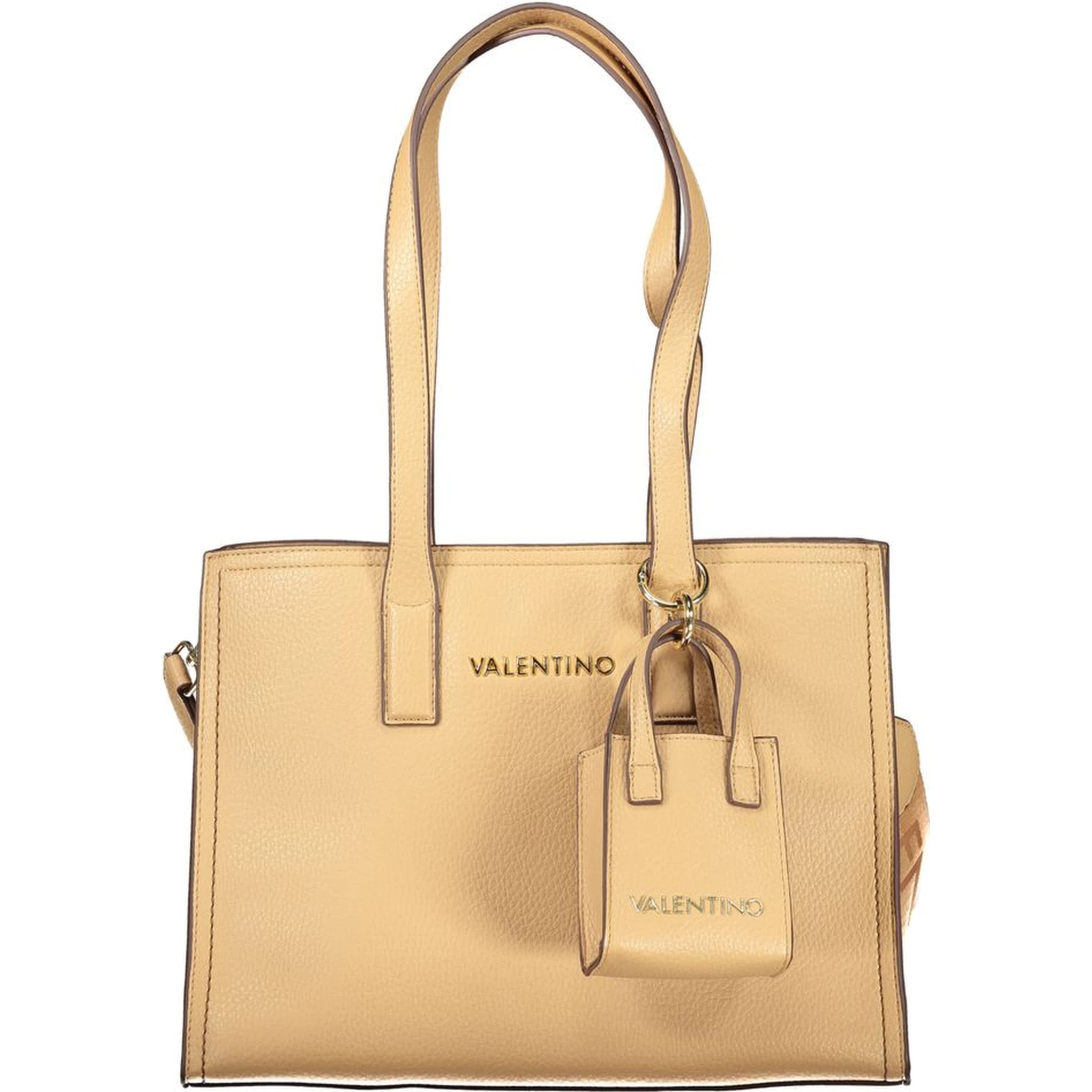 حقيبة يد من البولي إيثيلين البيج