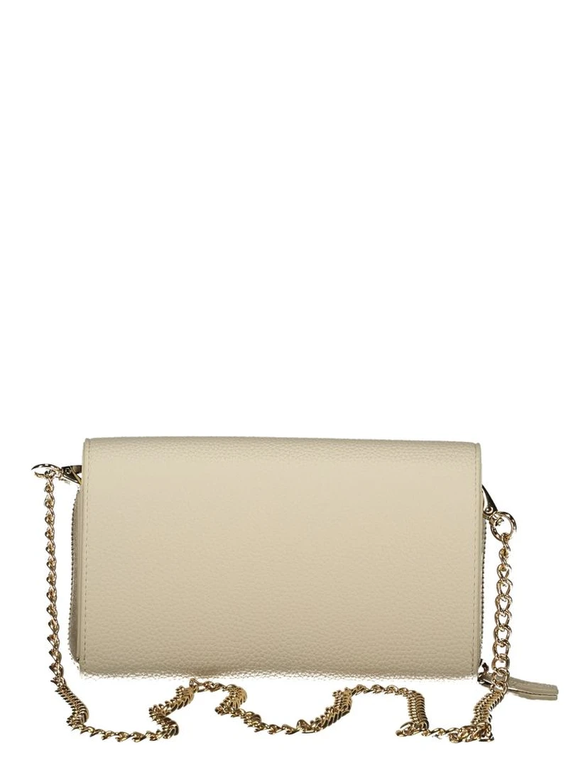 Beige Polyurethane Women Wallet