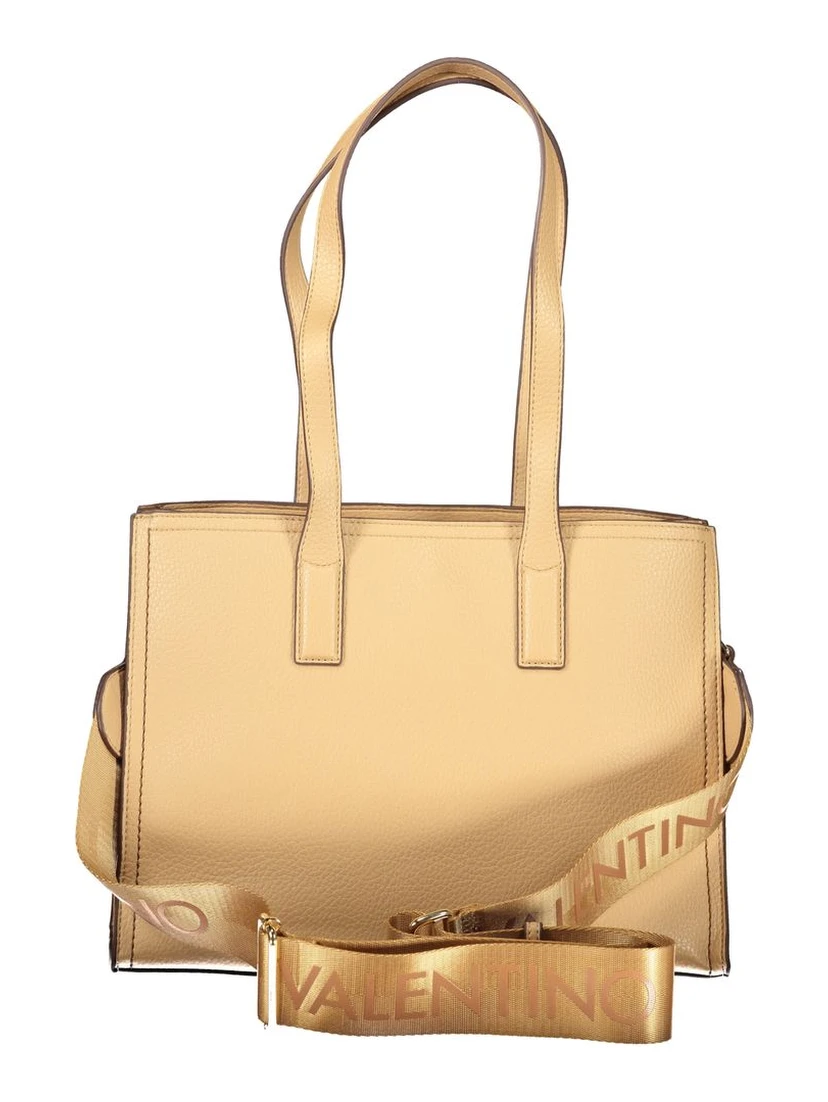 Beige Polyethylene Handbag